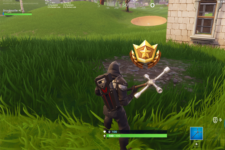 Fortnite : Chercher entre un pont couvert, une cascade et le 9e green, défi semaine 10